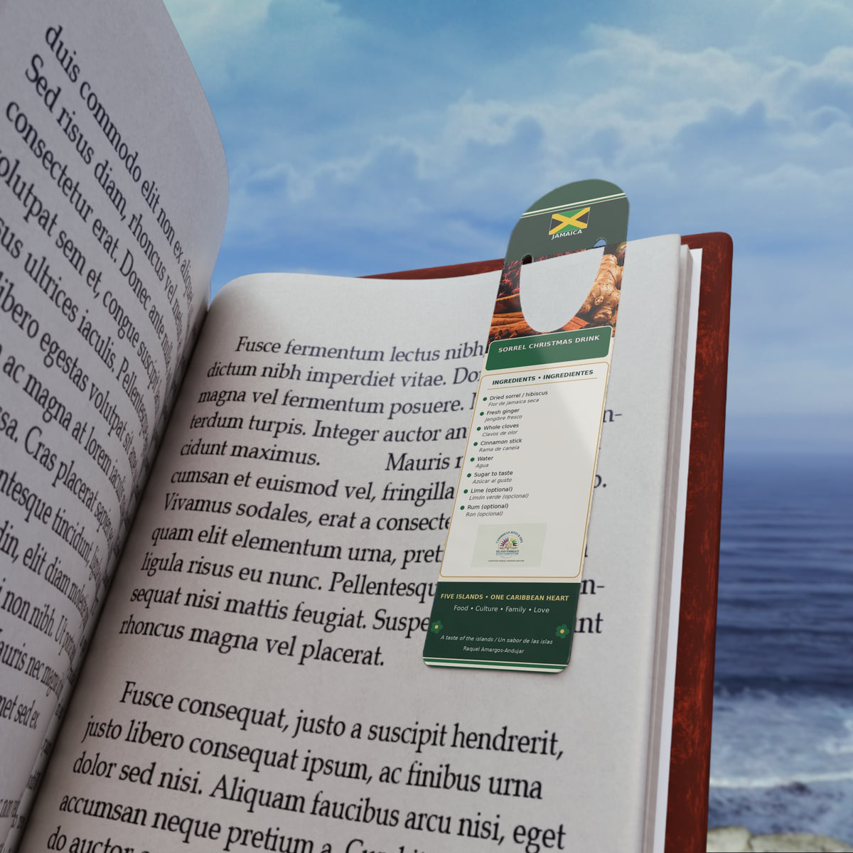 Jamaican Bookmark "Jamaiquina"